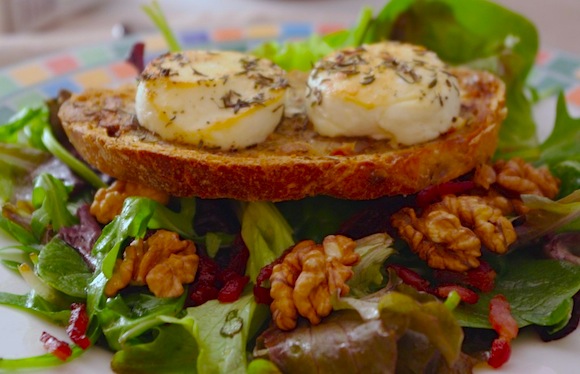 salade chèvre chaud bon appétit homie appli app sorties